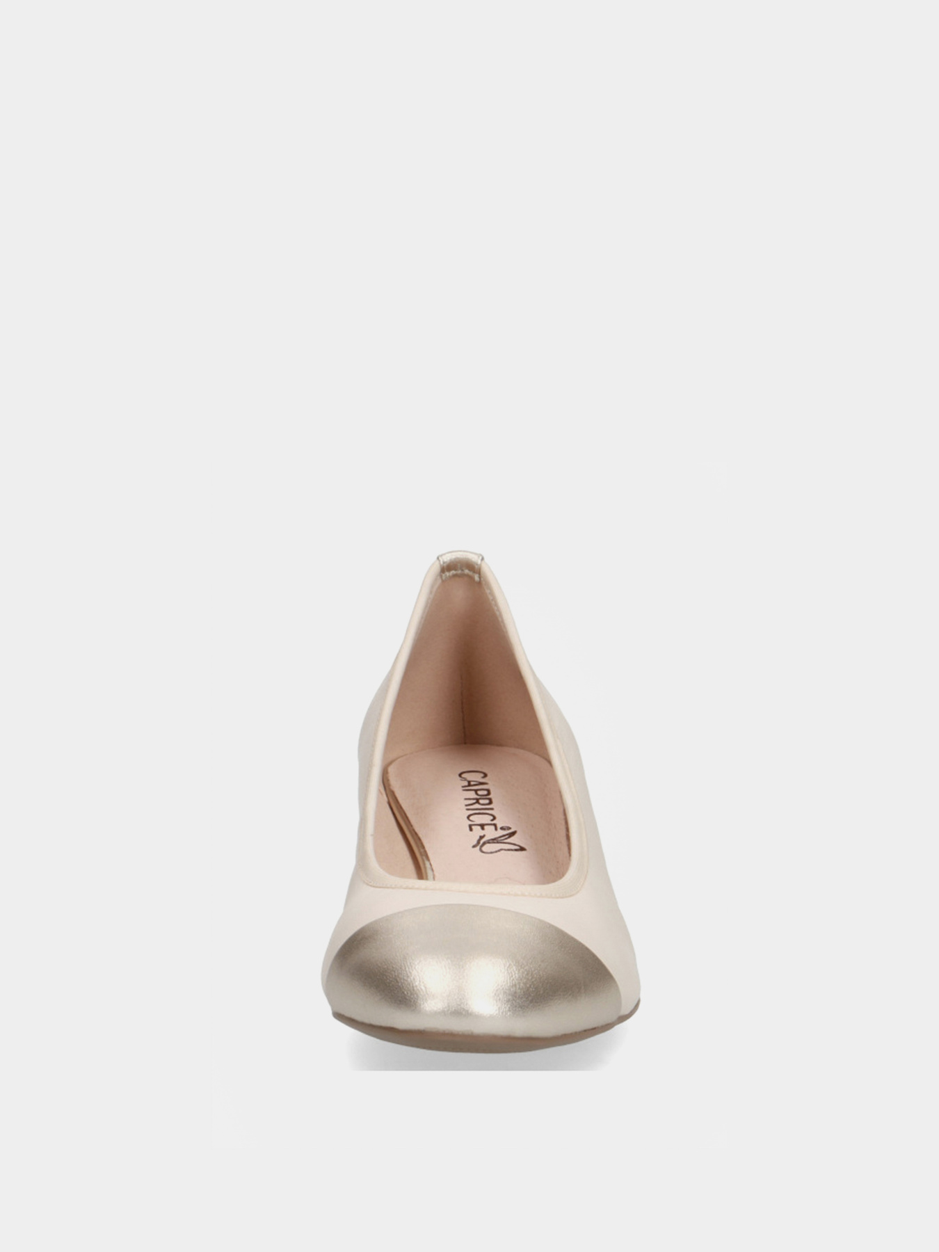 Туфли и лоферы Caprice модель 22300-26-491 CREAM/LT GOLD Фото