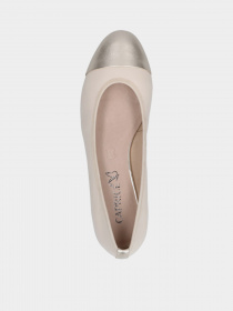Туфли и лоферы Caprice модель 22300-26-491 CREAM/LT GOLD Фото