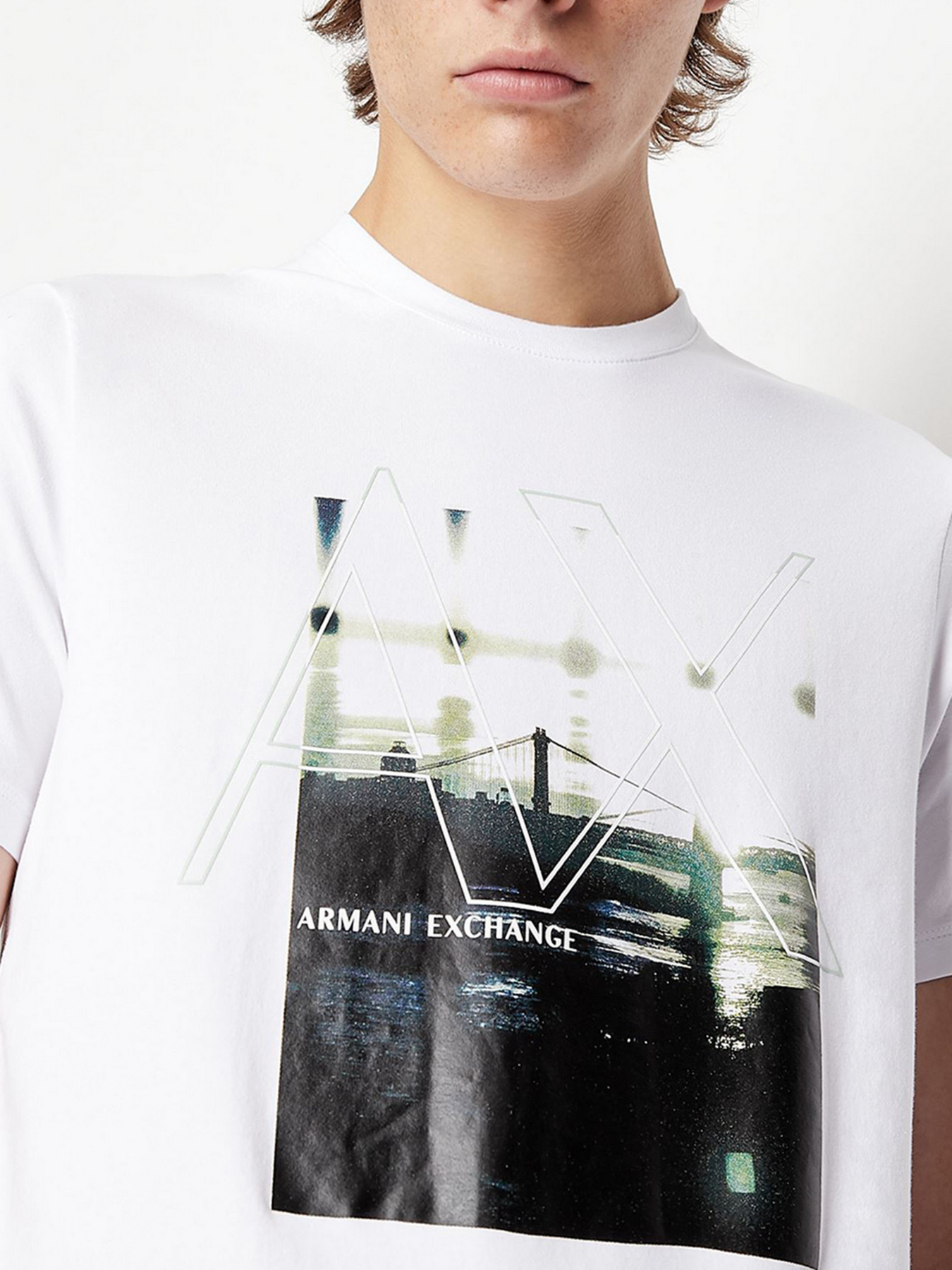 Футболки и поло Armani Exchange модель 3LZTAP-ZJE6Z-1100 Фото