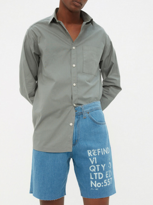 Шорты Trendyol модель TMNSS21SR0153/Mavi Фото