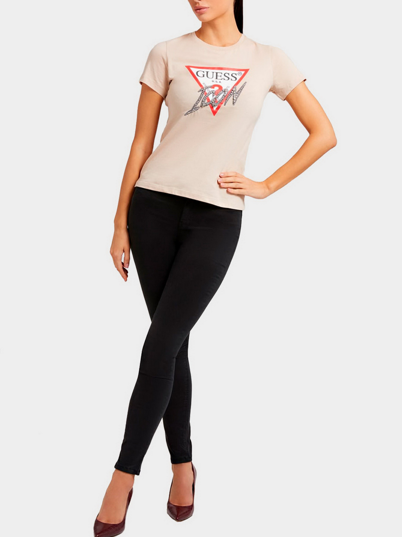 Футболки и поло GUESS модель W2RI07-I3Z11-G1G2 Фото