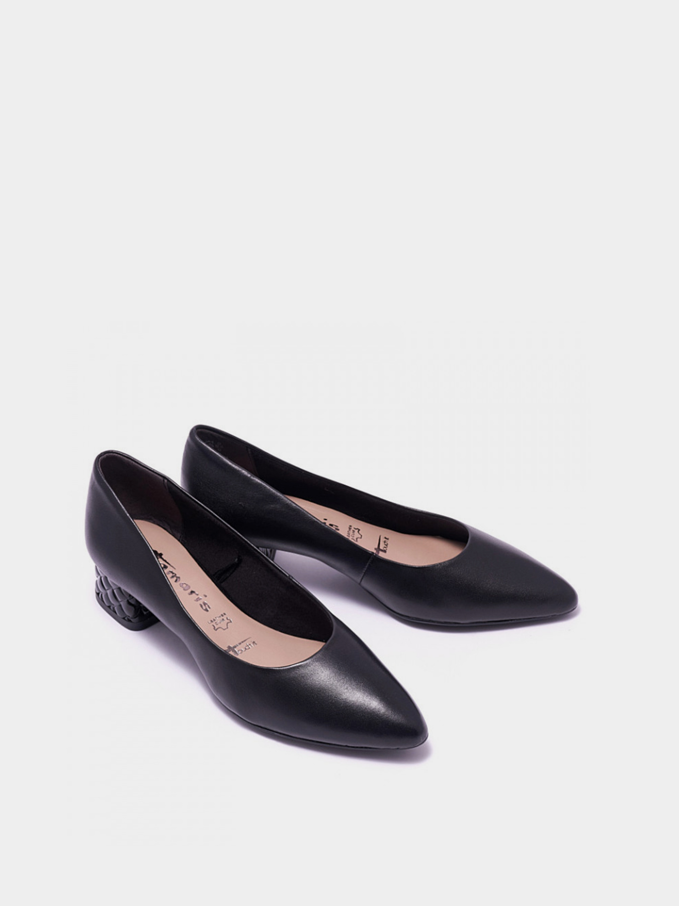 Туфли и лоферы Tamaris модель 22300-29-003 BLACK LEATHER Фото