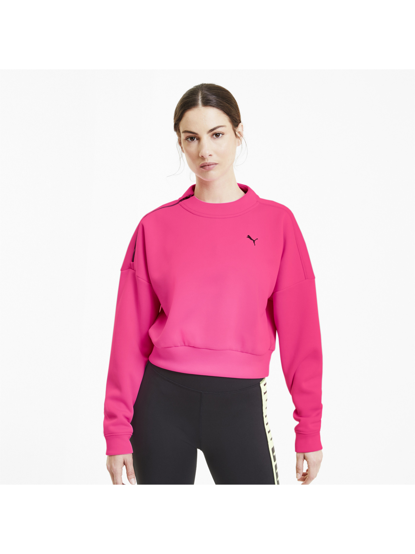 Спортивная кофта PUMA Train Zip Crew Sweatshirt модель 519480 Фото