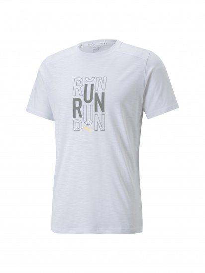 Футболка спортивна PUMA Run Logo Ss Tee M модель 522423 - фото