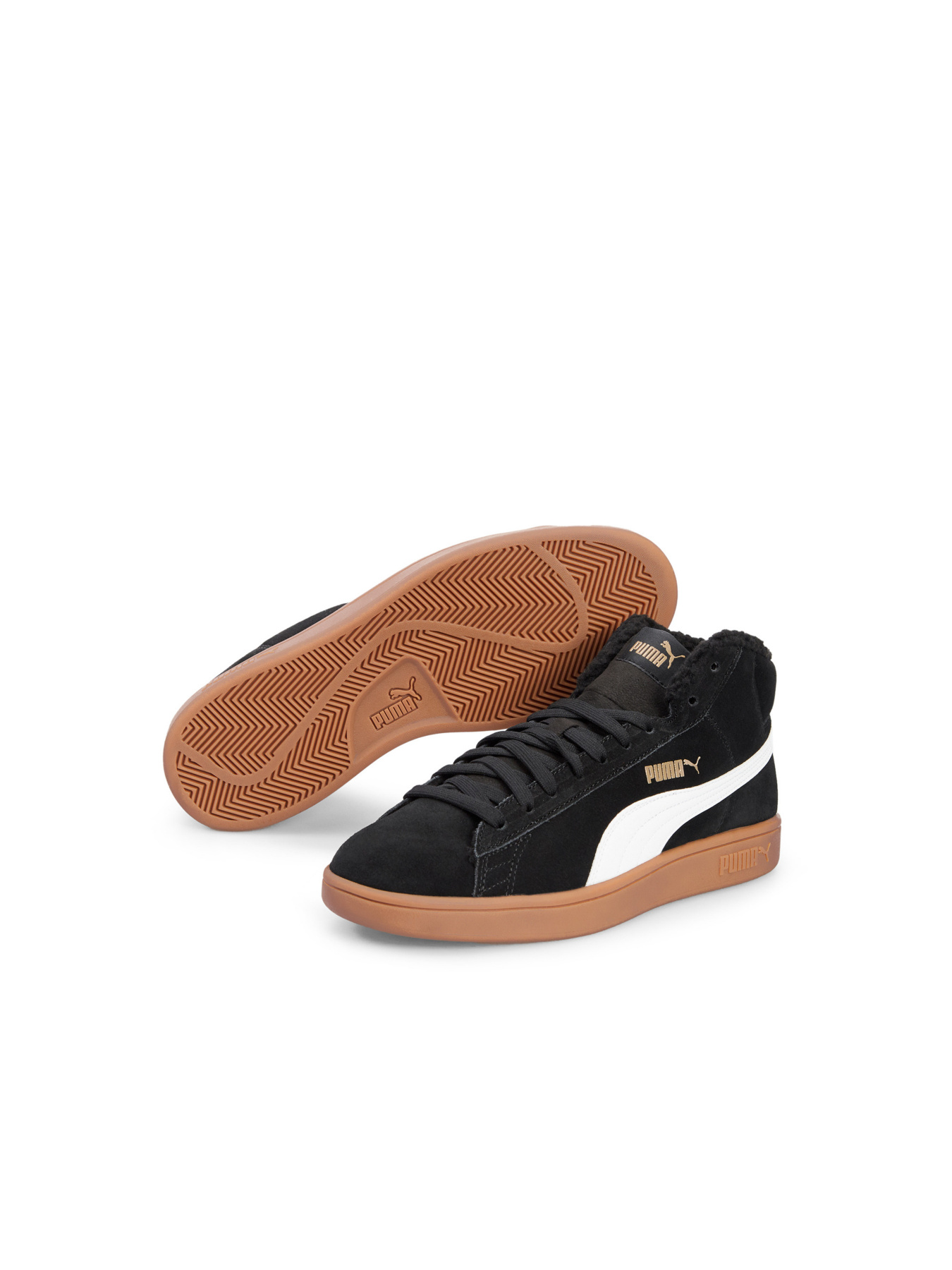 Кеды высокие PUMA Smash v2 Mid WTR SD модель 375870 Фото