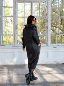 Сукня максі ISSA Plus модель 12131A_black Фото