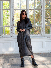 Сукня максі ISSA Plus модель 12131A_black Фото