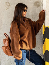 Кофта ISSA Plus модель 13579_brown Фото