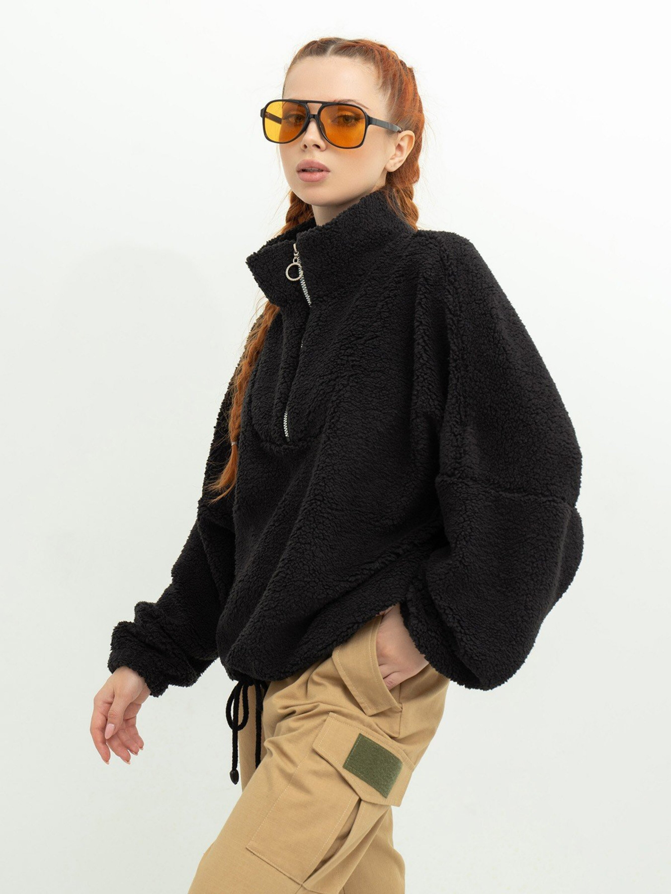 Кофта ISSA Plus модель 13579_black Фото