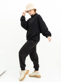 Спортивный костюм ISSA Plus модель 13606_черный Фото