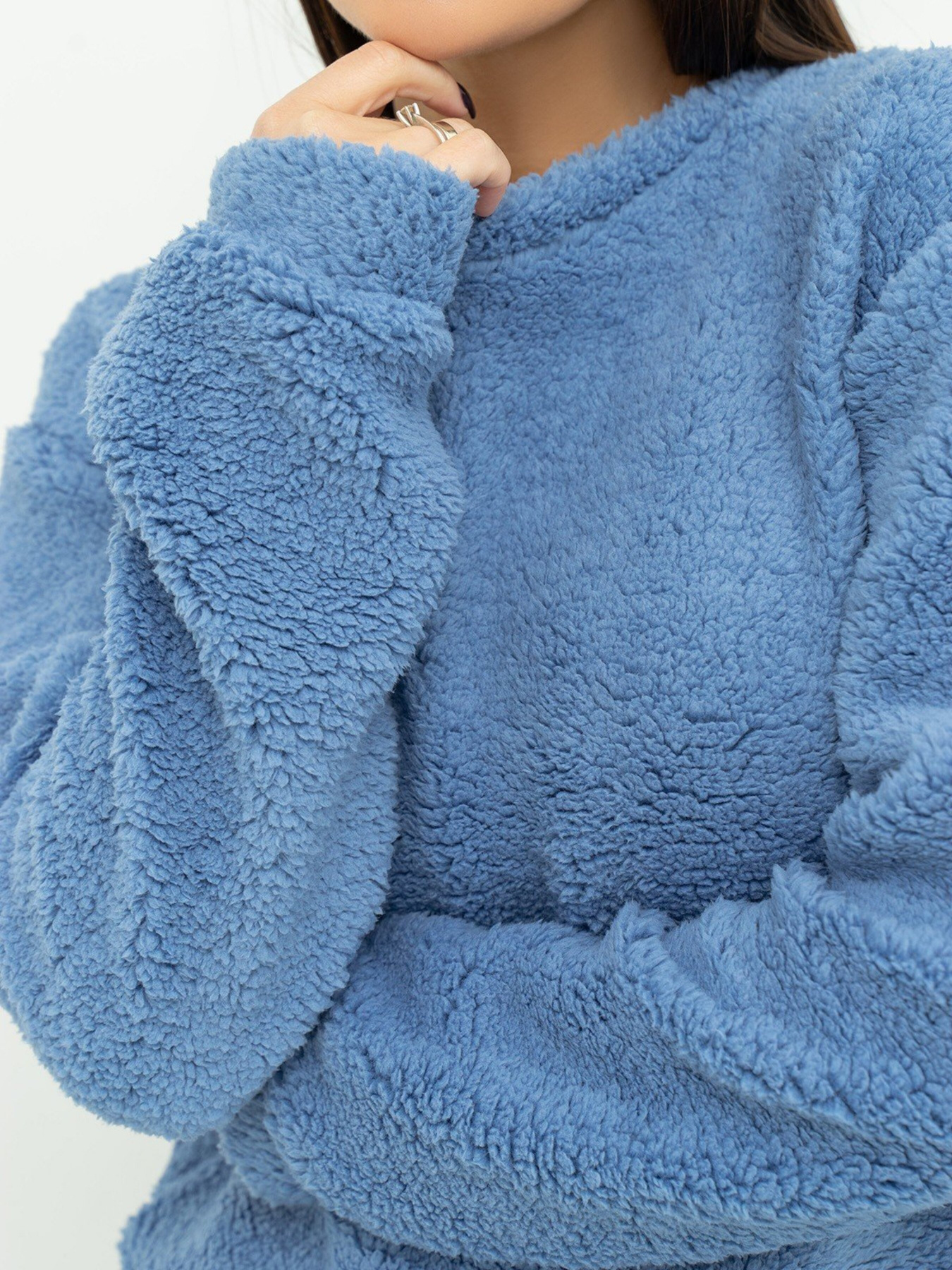 Свитшот ISSA Plus модель 13607_blue Фото