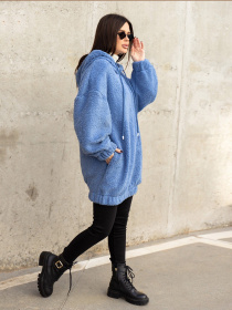 Кофта ISSA Plus модель 13611_blue Фото