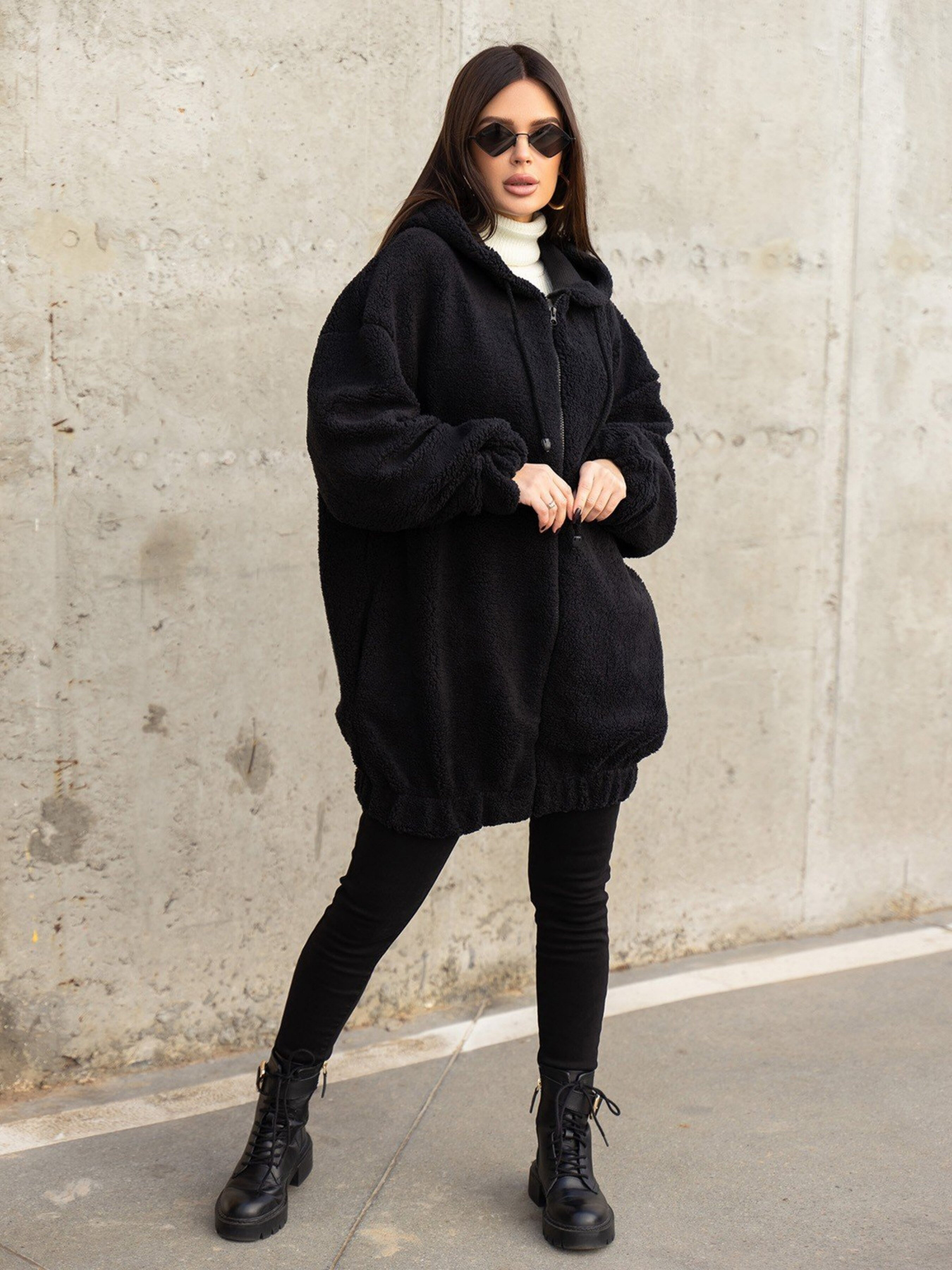 Кофта ISSA Plus модель 13611_black Фото