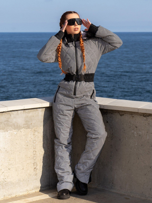 Комбинезон ISSA Plus модель 13614_grey Фото