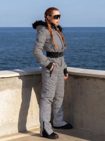 Комбинезон ISSA Plus модель 13614_grey Фото