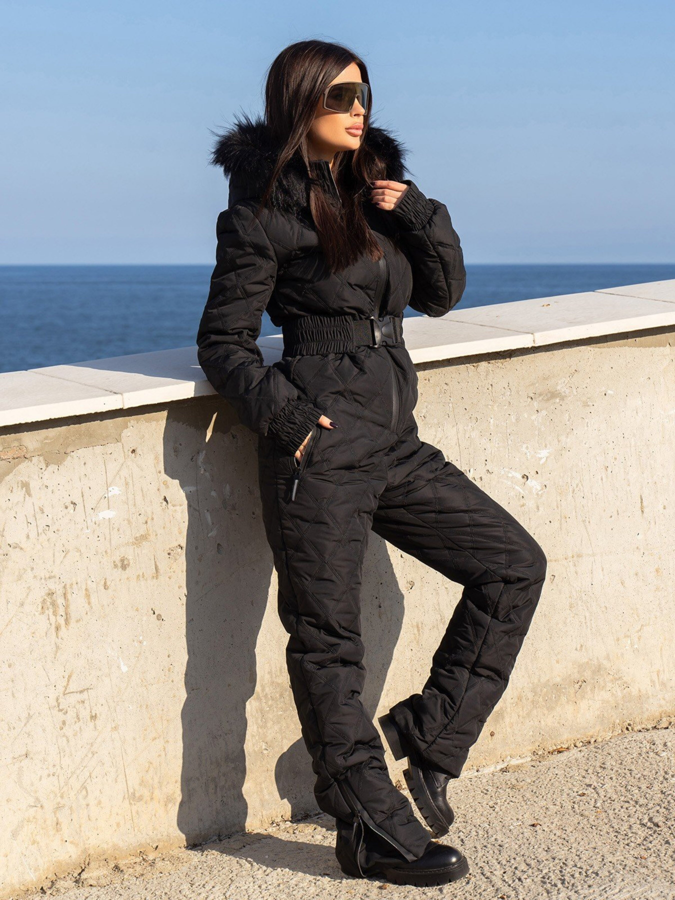 Комбінезон ISSA Plus модель 13614_black Фото