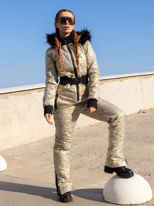 Комбінезон ISSA Plus модель 13615_gold Фото