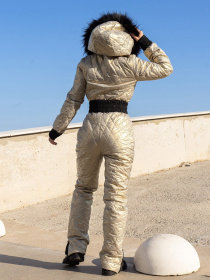 Комбинезон ISSA Plus модель 13615_gold Фото