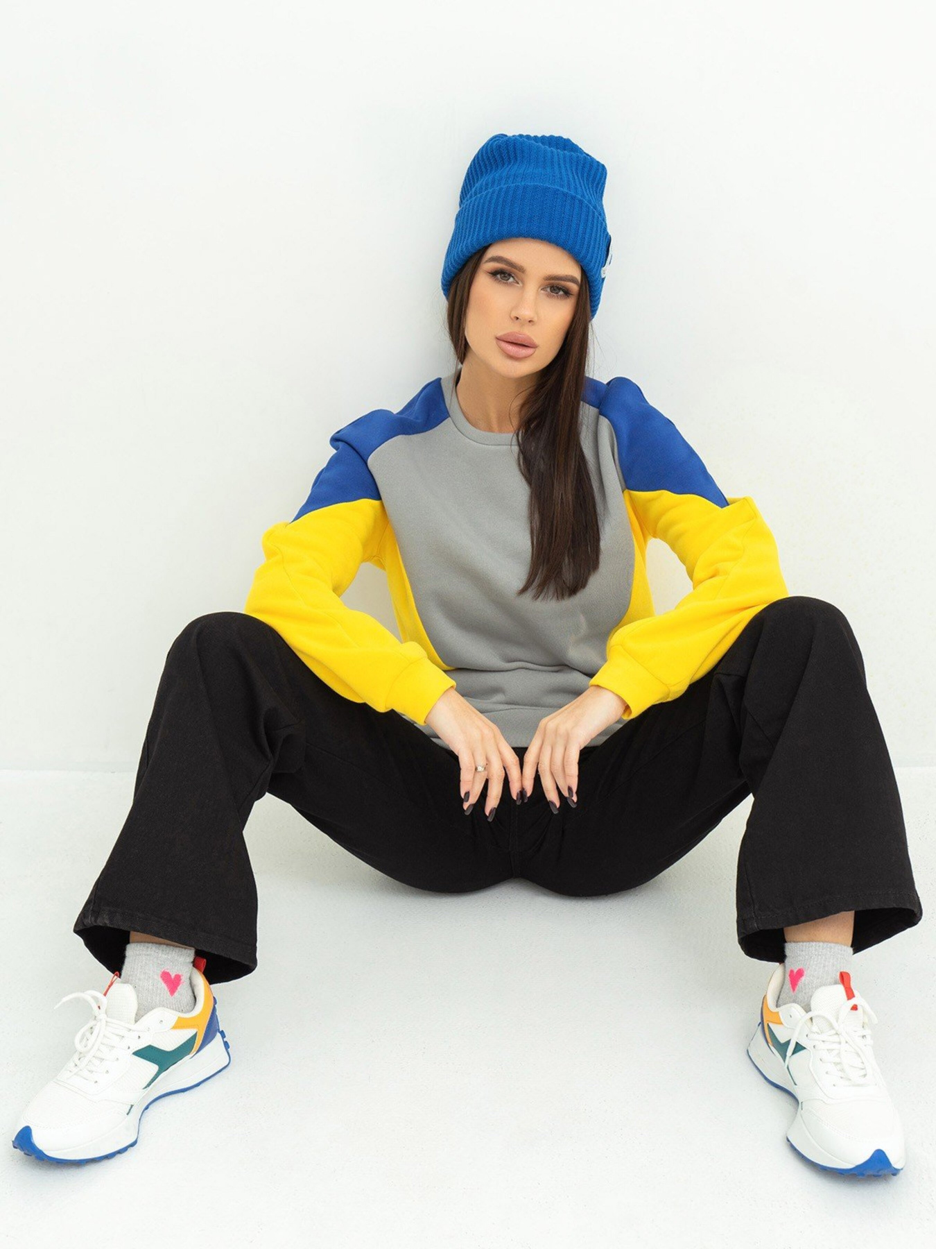 Свитшот ISSA Plus модель 13616_grey Фото