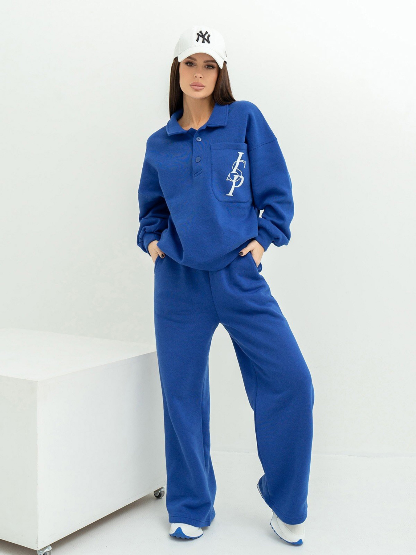 Костюм ISSA Plus модель 13618_blue Фото