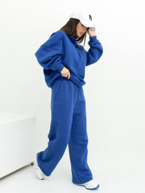 Повседневный костюм ISSA Plus модель 13618_blue Фото