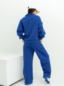 Повседневный костюм ISSA Plus модель 13618_blue Фото