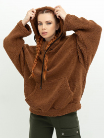 Худи ISSA Plus модель 13619_brown Фото
