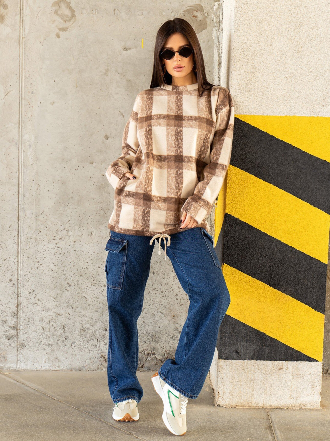 Світшот ISSA Plus модель 13622_multicolor Фото