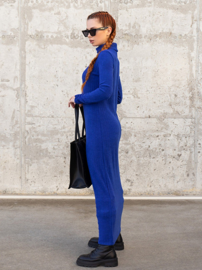 Сукня максі ISSA Plus модель 13623_blue — фото - INTERTOP