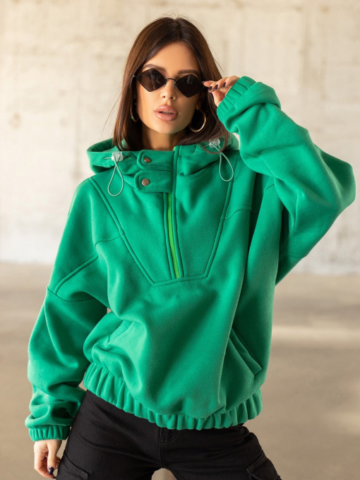 Худи ISSA Plus модель 13625_green Фото