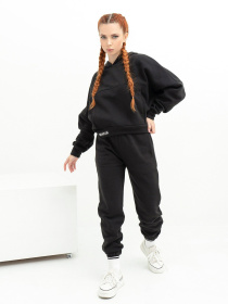 Спортивный костюм ISSA Plus модель 13627_black Спортивный костюм ISSA Plus модель 13627_black Фото