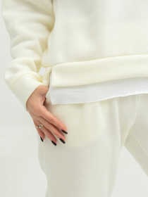 Спортивний костюм ISSA Plus модель 13628_milky Фото