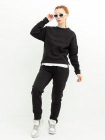 Спортивный костюм ISSA Plus модель 13628_black Фото