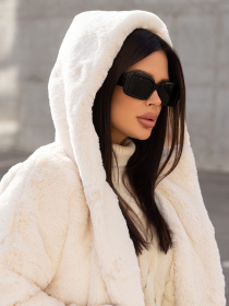 Демісезонна куртка ISSA Plus модель 13630_milky Демісезонна куртка ISSA Plus модель 13630_milky Фото