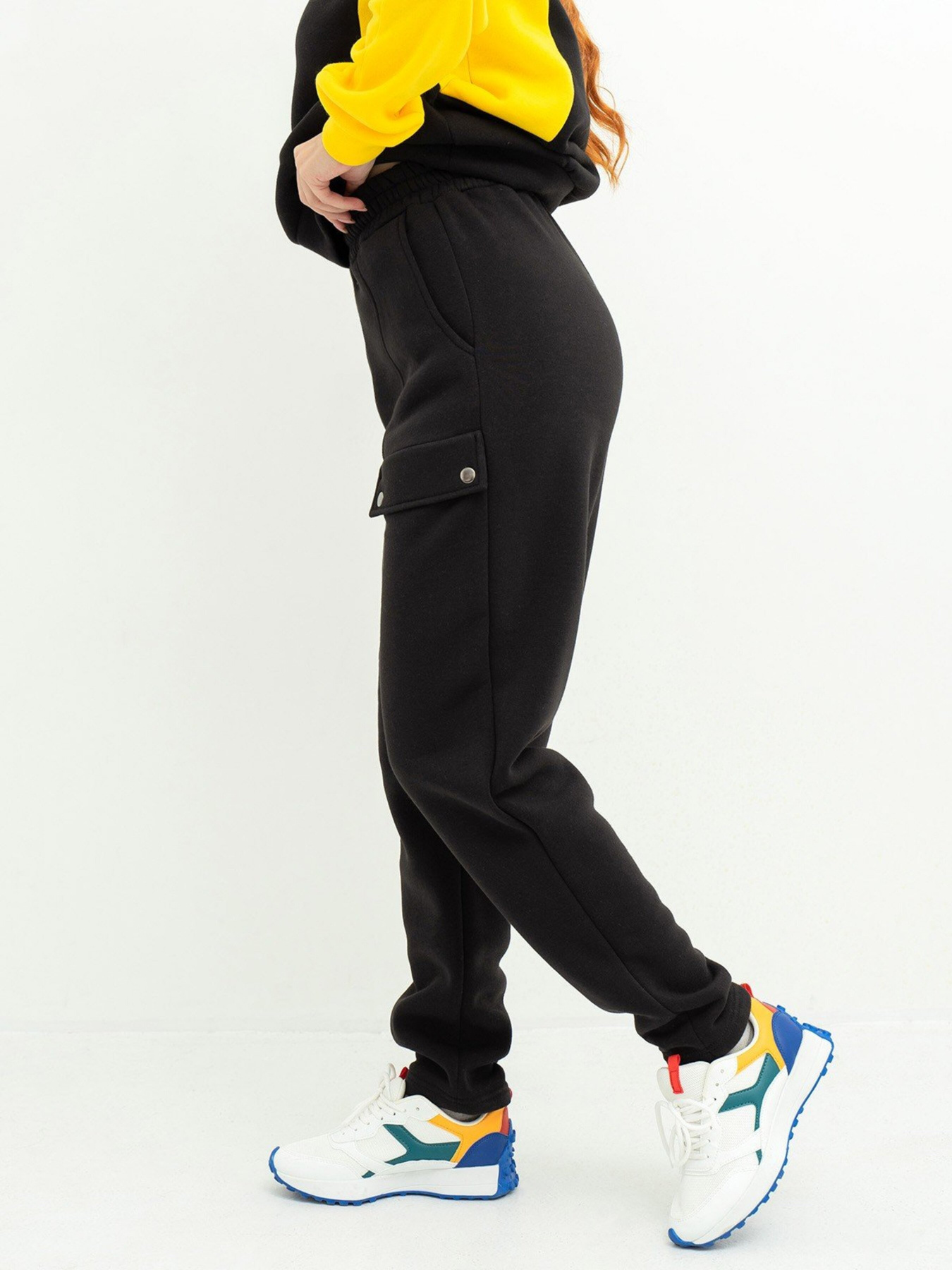 Брюки повседневные ISSA Plus модель 13633_black Фото