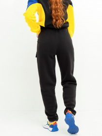 Брюки повседневные ISSA Plus модель 13633_black Фото