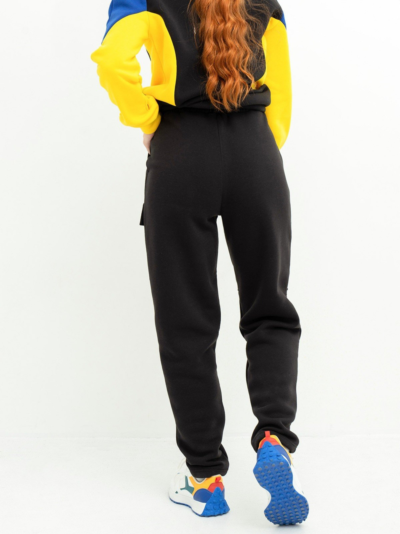 Повсякденні штани ISSA Plus модель 13633_black Фото