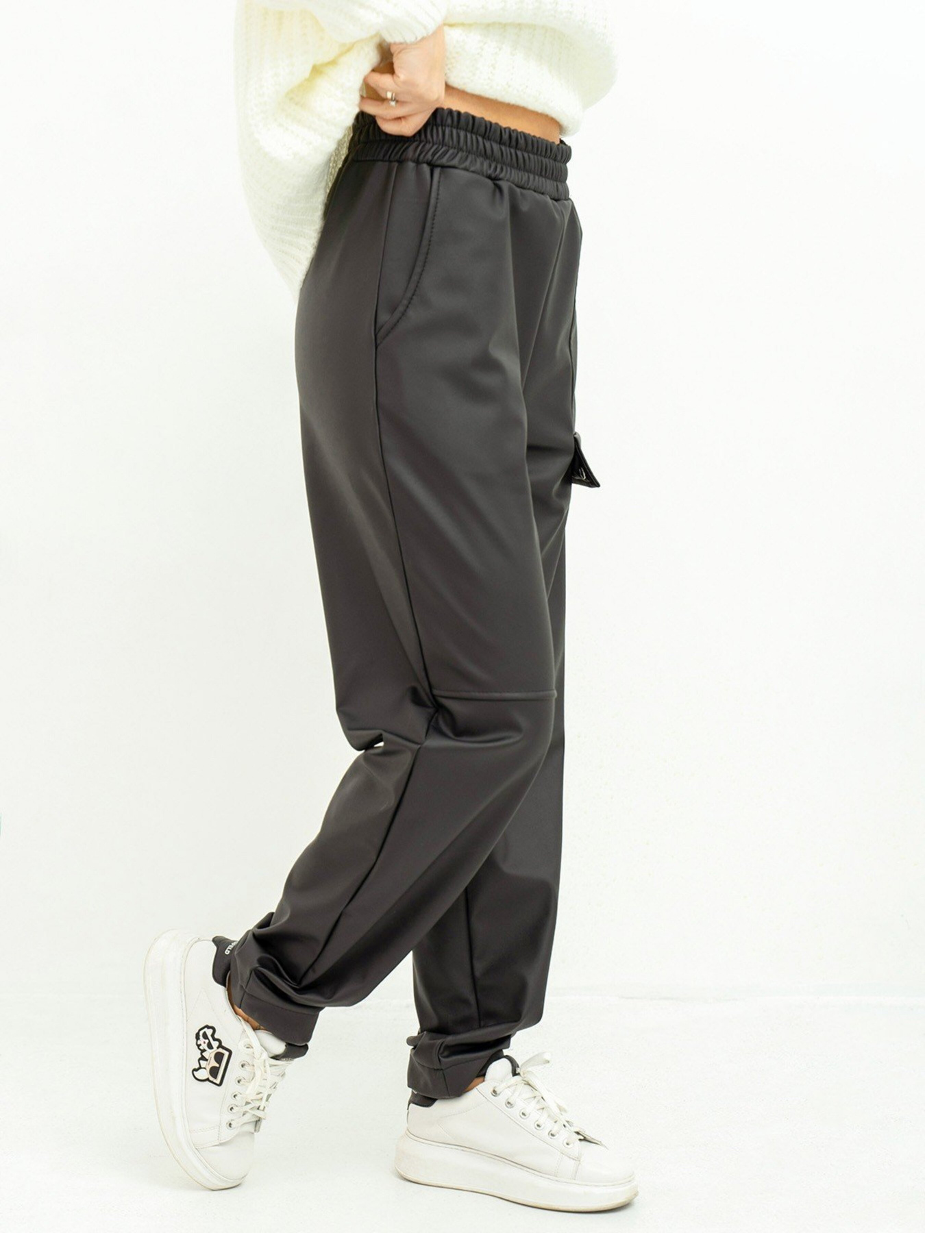 Повседневные штаны ISSA Plus модель 13634_black Фото