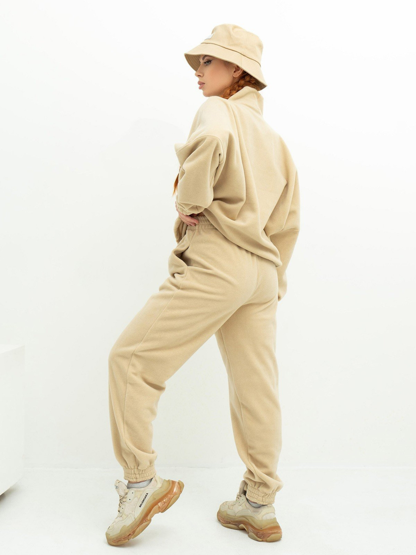 Спортивний костюм ISSA Plus модель 13635_beige Фото