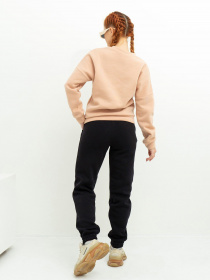 Спортивний костюм ISSA Plus модель SA-430_blackbeige Фото