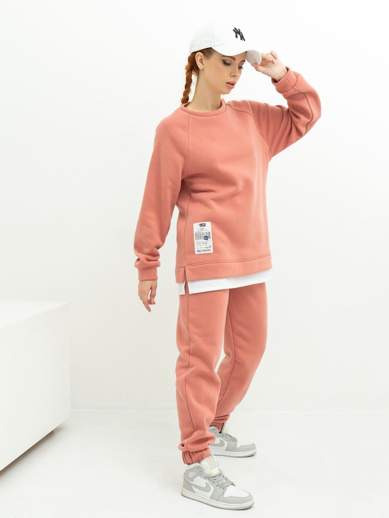 Спортивный костюм ISSA Plus модель SA-432_pink Спортивный костюм ISSA Plus модель SA-432_pink Фото