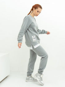 Спортивний костюм ISSA Plus модель SA-432_grey Фото