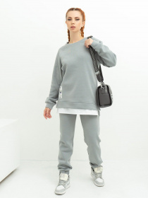 Спортивний костюм ISSA Plus модель SA-432_grey Фото