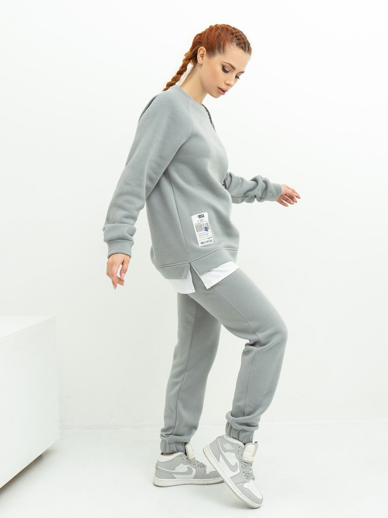 Спортивный костюм ISSA Plus модель SA-432_grey Фото