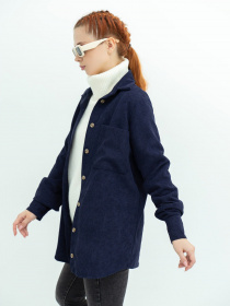 Рубашка ISSA Plus модель SA-433_синий Фото