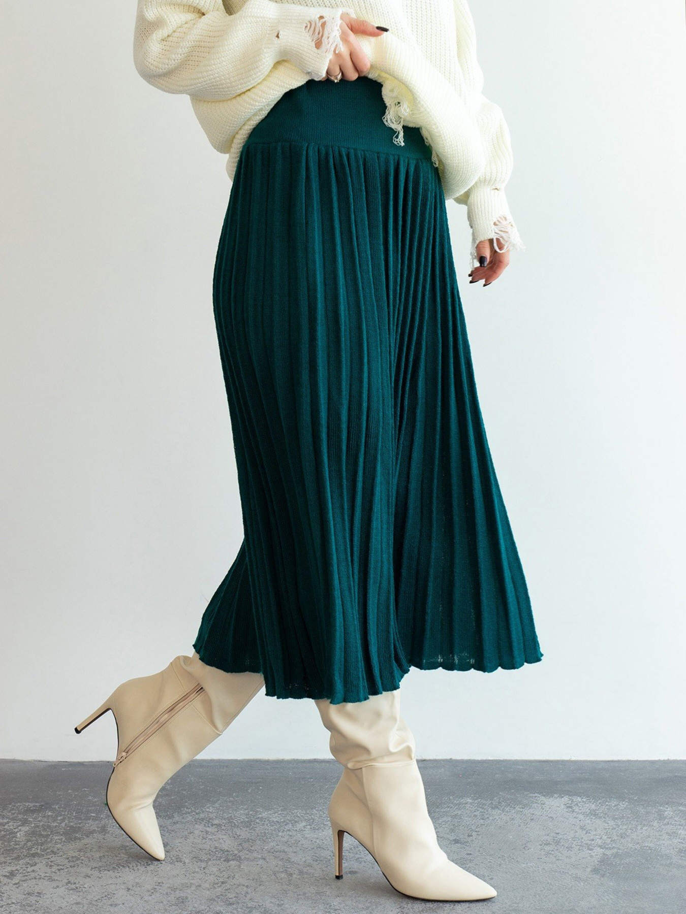 Юбка миди ISSA Plus модель WN20-186_turquoise Юбка миди ISSA Plus модель WN20-186_turquoise Фото