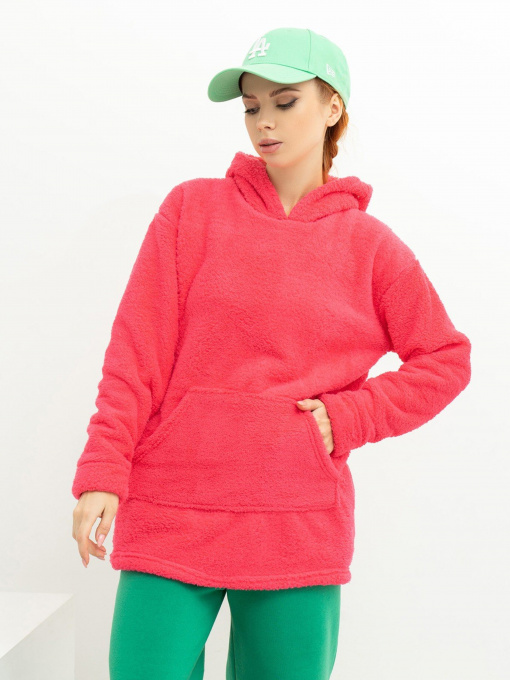Худи ISSA Plus модель WN20-350_raspberry Фото
