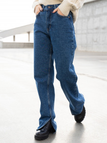 Джинси кльош ISSA Plus модель WN20-353_blue Фото