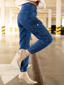 Бойфренды ISSA Plus модель WN20-355_blue Фото