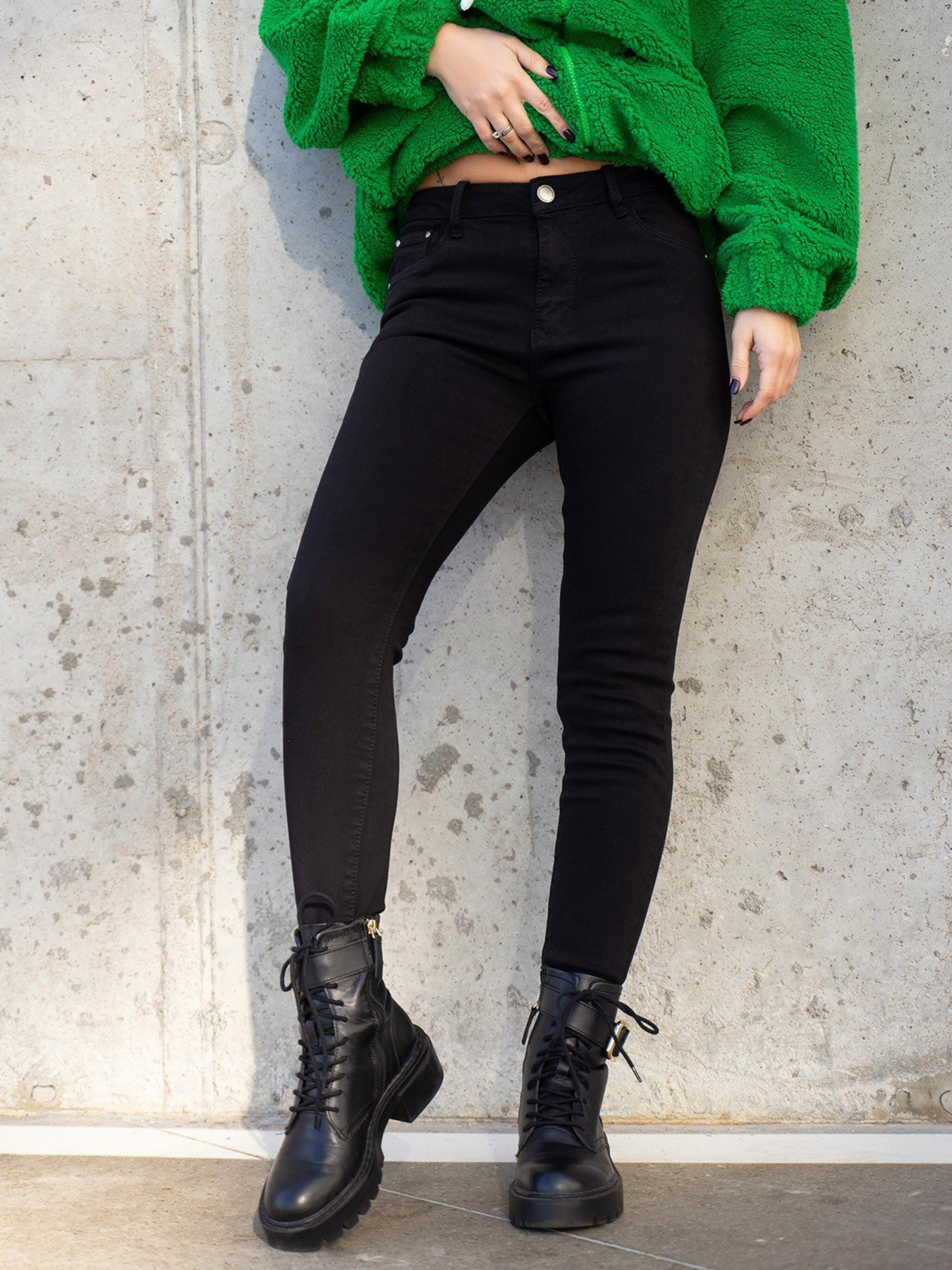 Скіні джинси ISSA Plus модель WN20-358_black Фото
